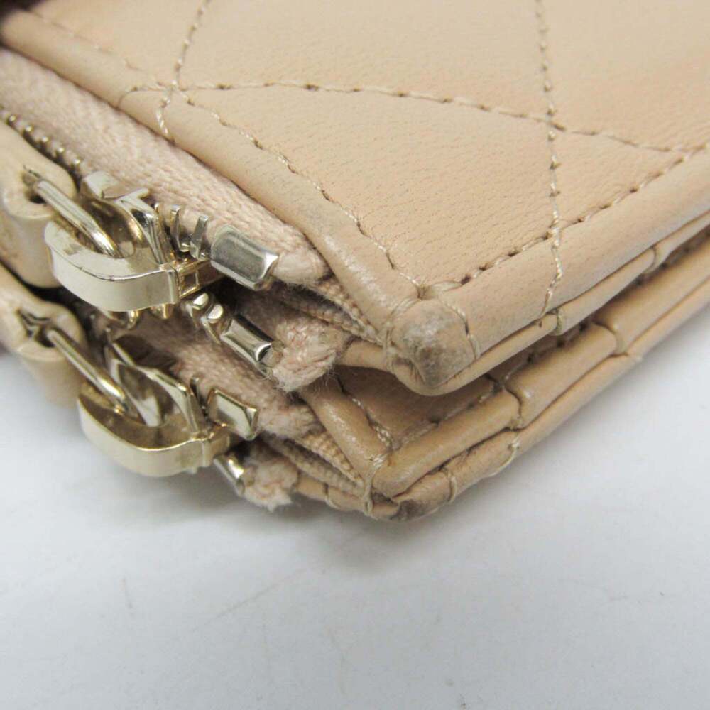 CHANEL Cream Leather Wallet - Picture 9 of 16